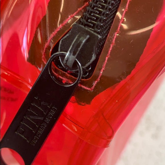 Pink Victoria’s Secret Clear Makeup Bag - Picture 2 of 3
